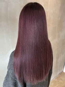 ベルベットヘア 千早店(Velvet hair) 髪質改善カラーピンクベージュ