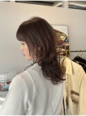【清澄白河】ロングウルフ大人レイヤーアッシュブラウン