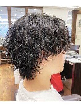 フレーム 学園店(FRAME)の写真/髪が伸びてもキマる計算されたデザインパーマであなたの理想を叶えます!イメチェンしたい方にもおすすめ◎