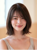 クー  戸越銀座(QOO)&nbsp;結べる艶ロブ×顔周りレイヤー