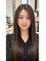 ヘアアトリエ ナイン(hair atelier nine)&nbsp;ハッシュカット/グレージュ/ツートンカラー/福島市
