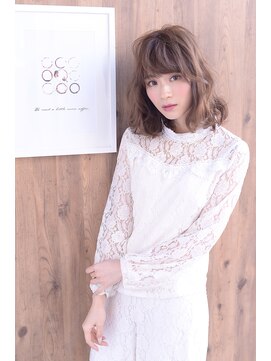 アヴァンス 京橋店(AVANCE) 【AVANCE京橋】斜めバング美肌クリアアッシュハニーヘア1