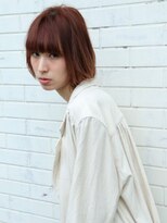 アスター(astar)&nbsp;【Astar】ピンクオレンジボブ 小顔 ナチュラル 大人かわいい