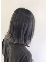 ブレス 芦屋店(brace) 光色 イルミナカラー 黒髪×外ハネボブ×くびれヘア