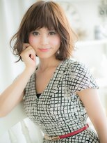 モッズヘア 越谷(mod's hair) ■重軽バランス無造作カール小顔大人ボブ15-3★越谷20代30代40代