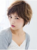 小顔切りっぱなし暖色系カラー【Prize所沢】