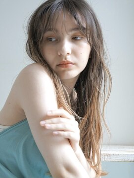 パール(PearL) 【PearL】バレイヤージュカラーで抜け感ロング