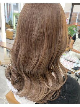 エイム ヘアメイク 横川店(eim HAIR MAKE) ~milk tea beige~