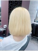 ブリーチ髪質改善前髪ありイメチェン 20代30代40代50代 ショート