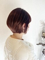 イソラヘアアトリエ(Isola hair atelier) 【Isola】ショートボブ×ピンクカシス