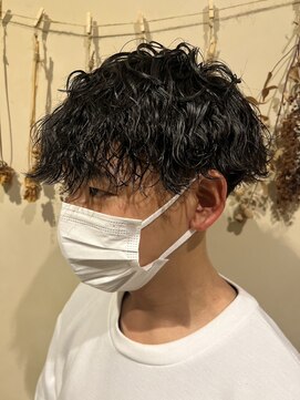 シャンプーボーイ セントラル 博多(SHAMPOO BOY central) 波パーマスタイル