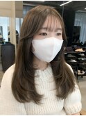 ミントベージュ×ワンカールで可愛いレイヤーカット《佐藤》