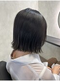 切りっぱなしボブ