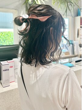 ゼストララ(ZEST Lara) イヤリングカラー×ライブヘアセット【吉祥寺】misaki