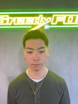 グリーディーフォックス 三軒茶屋(GreedyFOX)&nbsp;波巻き/マッシュパーマ/ウルフ/ハイライト<理容室>三軒茶屋