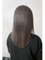 グランドライン(GRAND LINE)&nbsp;《GRANDLINE友田千栄》縮毛矯正で作るストレートセミロングヘア