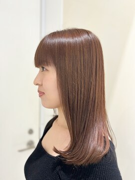 エアー 銀座タワー(AIR) 【春色ラベンダーベージュ】air銀座タワー　藤本麻衣