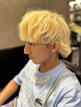 ブロートーキョー 有楽町店(Bro Tokyo) 金髪ウルフマッシュ
