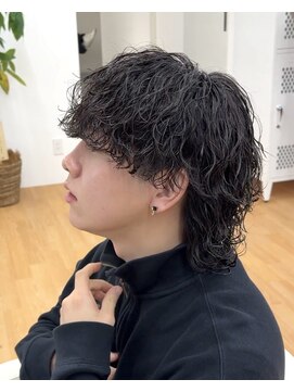 ビカム 名駅(become) 【メンズミディアム×波巻きツイストスパイラルパーマ】名古屋栄