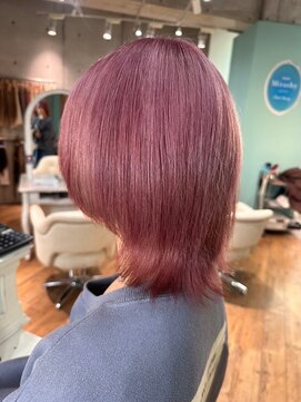 ミラージュ 船橋(Miraju) ピンクカラー/似合わせカット[船橋/エクステ/ダブルカラー]