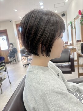 ラポール 南流山店(RAPPOR) 丸みショート/ニュアンスカラー/20代30代40代50代60代