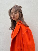 ラ キング(LA KING)&nbsp;シースルーマッシュミルクティーベージュハンサムショート