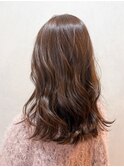 ブリーチなし!柔らかブラウン