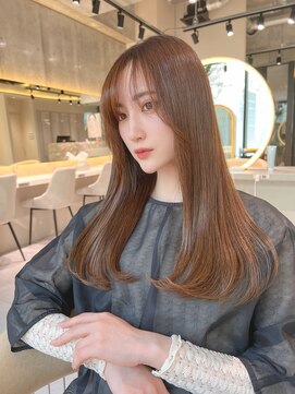 ロンドメリア 天神大名店(Lond Melia) イメチェンヘアスタイル美髪のススメワイドバングブルーブラック