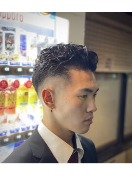 アントレース 東池袋店(UNTRACE) 宮城リョータ風パーマ 【メンズ/バーバー/理容室】