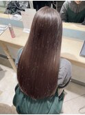 ブリーチなし!柔らかさ引き立つヘーゼルベージュ