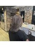 【今だけ価格○】白髪ぼかしグレージュカラー＋小顔似合わせカット ＋炭酸SPA