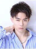 サマーハーフアップバング