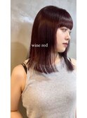 人気のワインレッドと髪質改善トリートメントで艶さらヘア