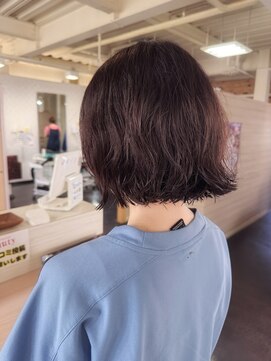キャパジャストヘアー(CAPA just hair) 艶感たっぷり♪大人女性に似合うピンクブラウンのウェーブヘア