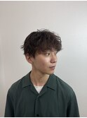 無造作パーマ シャドウパーマ 刈り上げ