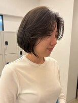 ヌビラ(Nubira) 切りっぱなしボブ/透明感暗めカラー/西千葉