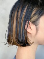 トゥコ(tuco)&nbsp;インナーカラー アンブレラカラー デザインカラー ブリーチ ボブ