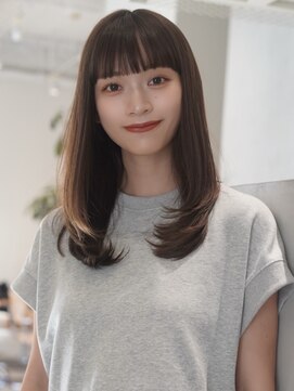 ノイ 銀座(noi) 顔周りレイヤーカットベージュカラーくびれレイヤーカット