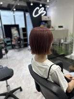 シーエスメイドバイシャチュー 栄店(CS made by SHACHU)&nbsp;ピンク/ボブ/顔まわり