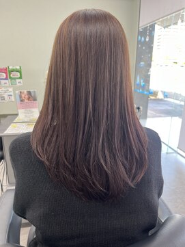 ガルボヘアー 桟橋店(garbo hair) ラベンダーグレージュで艶カラー トリートメント ハイライト