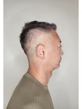 松本平太郎美容室 国立店 40代50代60代×ミリタリー×イノアカラー