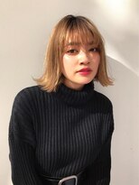 バランス 原宿 表参道(balance)&nbsp;ラテベージュ×ミディアムボブ