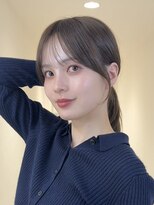 アイトーキョーエス 渋谷(AI TOKYO S)&nbsp;ピンクベージュ/アンブレラカラー/クールショート/前髪/渋谷