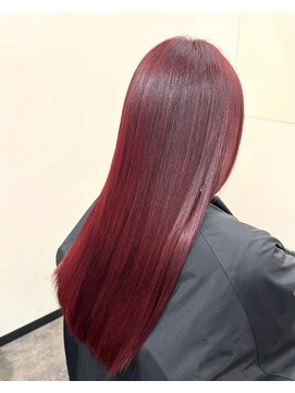 ベルポ(Bellpo) ブリーチ無しで出来る!高発色チェリーレッドカラー