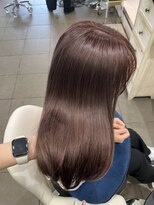 インデックスヘアー 錦糸町店(in'dex hair)&nbsp;ピンクブラウン　韓国ロングヘア　錦糸町