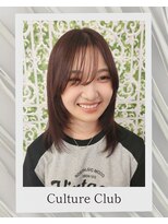 カルチャークラブ&nbsp;スクールカラーカット、シースルーバング