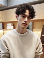 リアンメンズ 青山 表参道(Liun men's) メンズショート ショートセンターパート シャドウパーマ