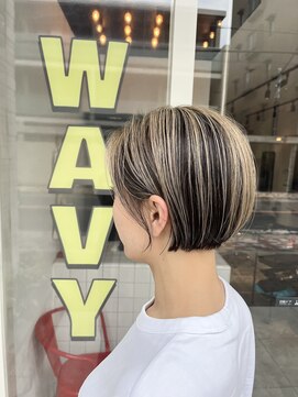 ウェイビー(WAVY) パラパラブリーチxホワイトベージュ