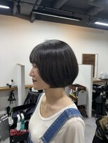 ファーストステップ 表参道(FIRST STEP)&nbsp;20代30代40代50代◎くびれひし形ミニボブ切りっぱなし小顔韓国風