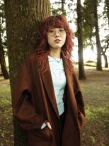コンクリート(CONCRETE)&nbsp;layer × red brown
